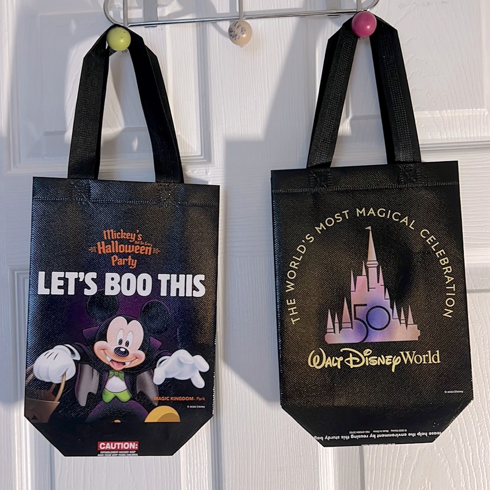 Two Disney Trick or Treat bags